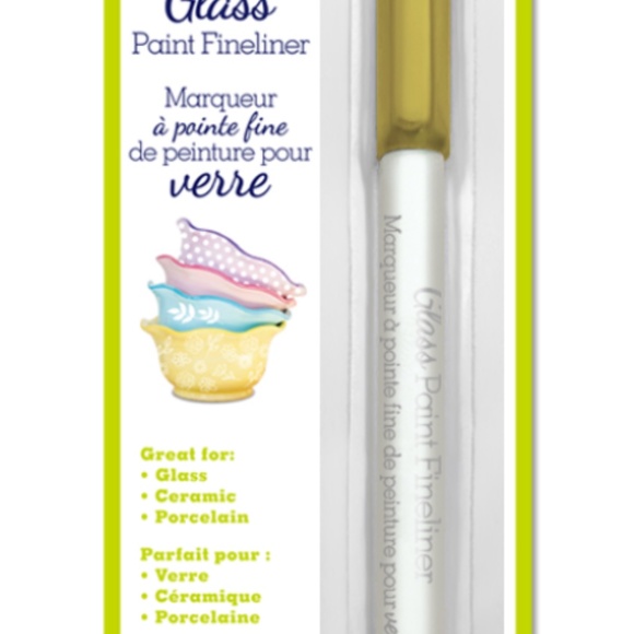 Glass Paint Fineliner Marker 3ml (Gold) - Picture 4 of 4